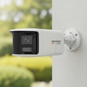 Camara IP 6MP Hikvision FlexVu Panoramica ColorVu Deteccion Humano/Vehiculo Ranura SD IP67 (DS-2CD1T67G2HP-LIUF/SL)