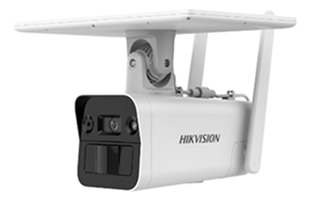 Camara IP 4G 4MP Hikvision Solar IR30m Microfono Parlante MicroSD iA IP67 Bateria Panel Integrado (DS-2XS2T41G1-ID/4G)