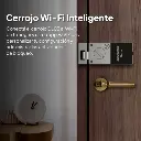 DL03 PRO Cerradura Inteligente Ezviz WiFi Apertura Huella Clave App RFID y Notificaciones Push Incluye Auto Bloqueo y Alarma Antisabotaje Gris (CS-DL03-R100-WBCP-GR)