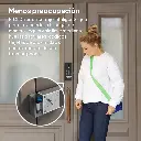 DL03 PRO Cerradura Inteligente Ezviz WiFi Apertura Huella Clave App RFID y Notificaciones Push Incluye Auto Bloqueo y Alarma Antisabotaje Gris (CS-DL03-R100-WBCP-GR)