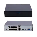 NVR PoE + 8 cam 2mpx iA + Disco 1TB+ cable UTP + estancas