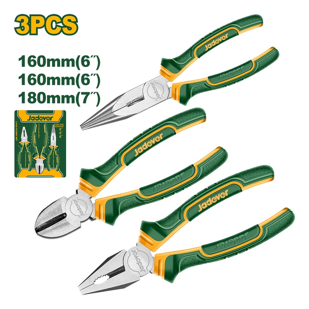 Set Pinzas Alicates x3 [d]
