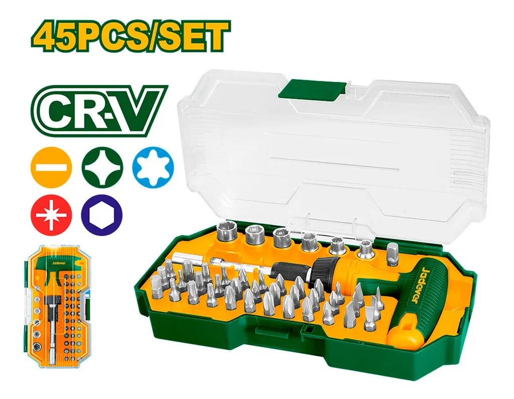 Set Destornillador Multiple Cricket 45en1 CRV  [d]