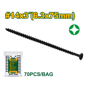 Tornillo Drywall Grueso 6.3x75[d]