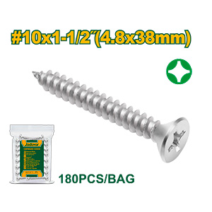 Tornillo Parker Cabeza Fresada 4.8x38[d]