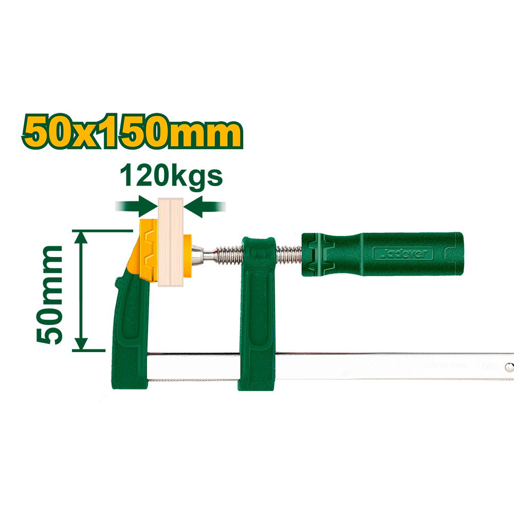 [JDCP2151] Prensa sargento Jadever 50x150mm [d]