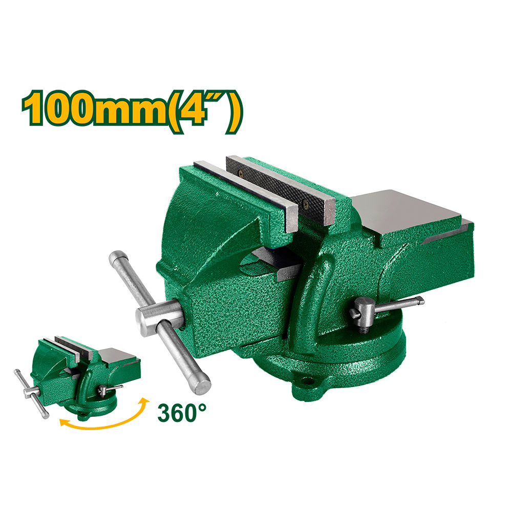 Morsa con yunque giratorio 100mm 4"[d]