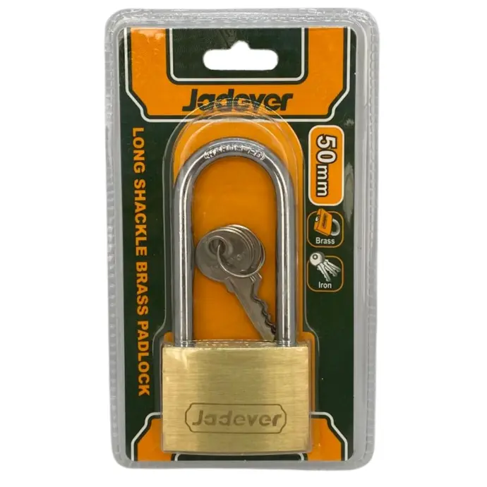 Candado de laton Jadever aro largo 50mm [d]