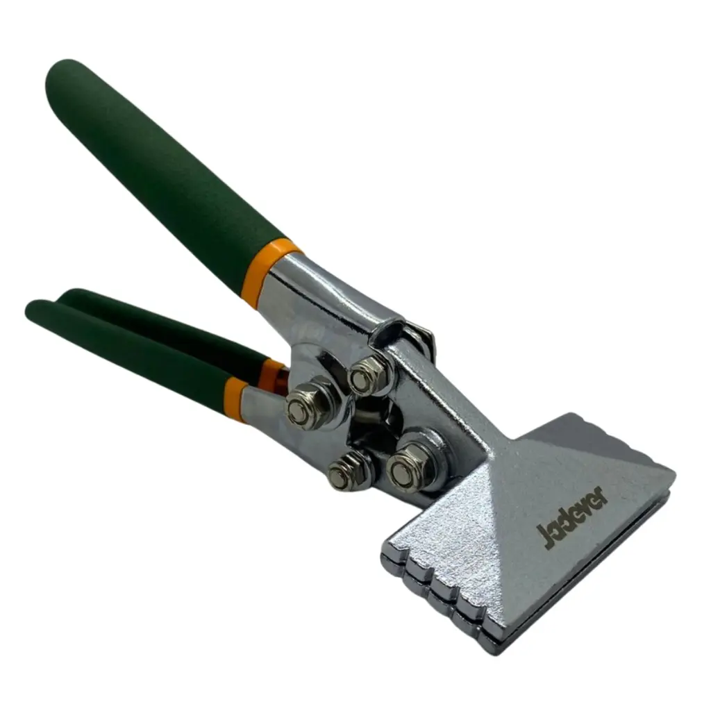 Pinza selladora manual de mandibula recta Jadever 80mm [d]