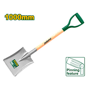 Pala Punta Recta Aluminio Mango D 19x100cm[d]