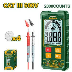 [JDDM1505] Multimetro Digital CATIII 2000[d]