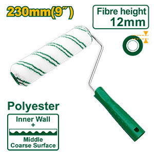 Rodillo 230mm 9" 12mm Poliéster [d]
