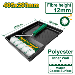 Set Rodillo 230mm 9" Bandeja 405x293mm [d]