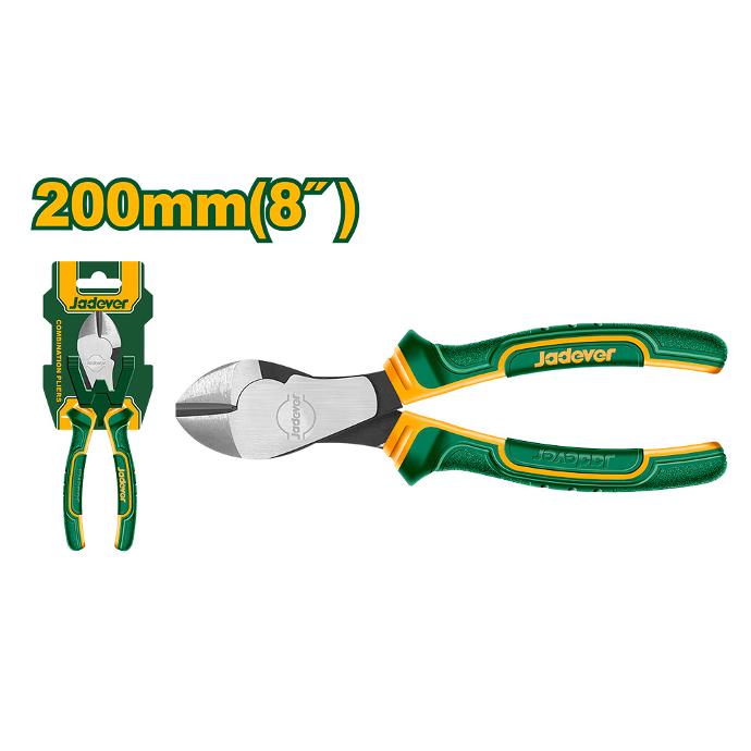 [JDPL7C08] Alicate de corte diagonal Jadever de alta resistencia 200mm 8" [d]