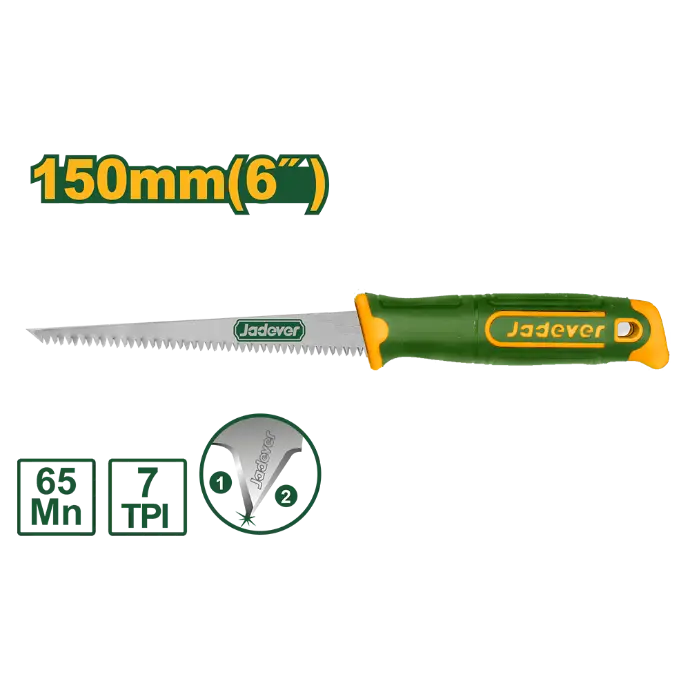 Sierra de mano Jadever 6"[d]