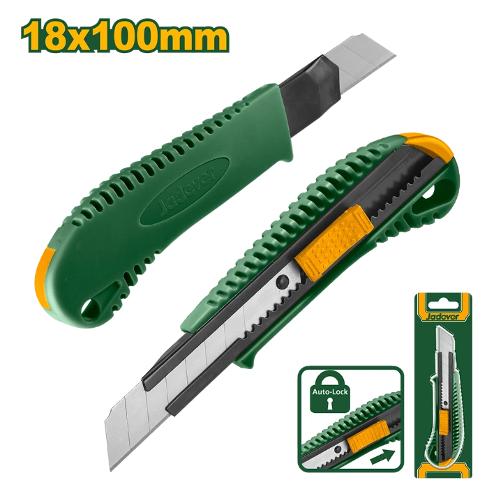 [JDSK3918] Cutter de hoja desmontable 18x100mm Jadever [d]