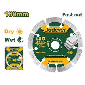 Disco Diamantado Segmentado Seco 7.5 180[d]