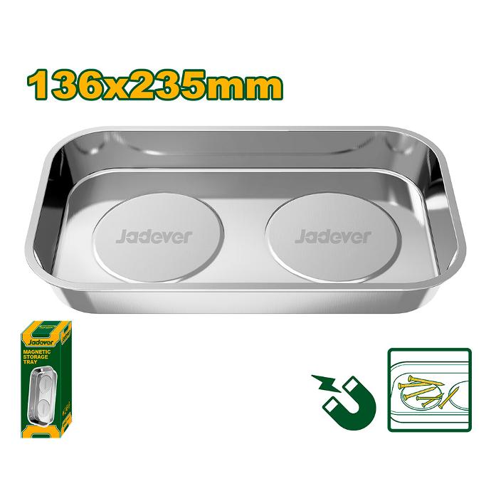 [JDMC6002] Bandeja magnética rectangular Jadever 13x23cm [d]