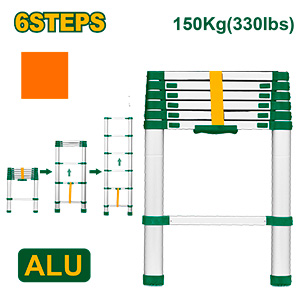[JDLD5H06] Escalera Telescópica 6 Escalones 2m [d]