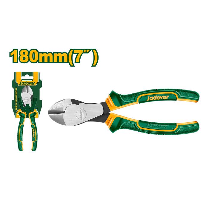 [JDPL7C07] Alicate de corte diagonal Jadever de alta resistencia 18 7" [d]