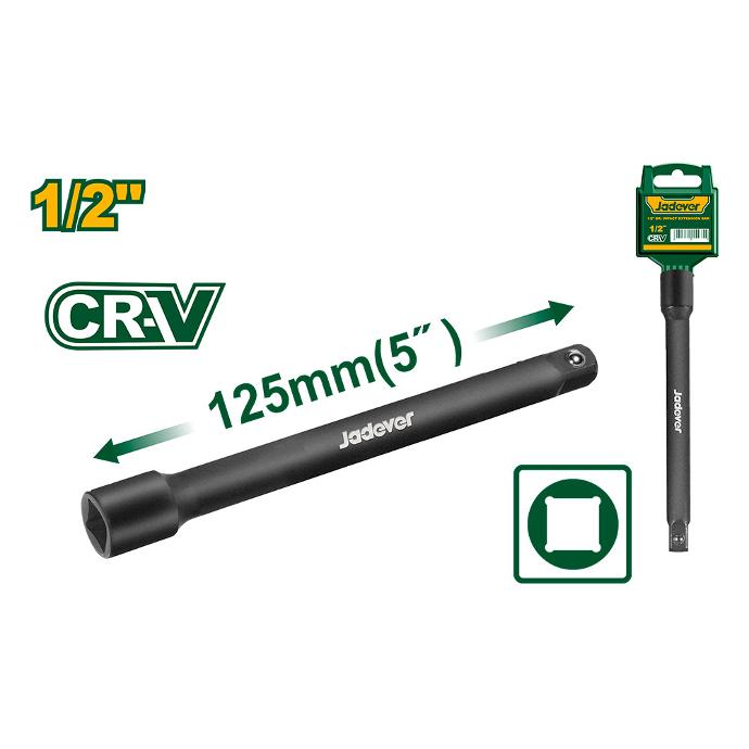 Barra de extensión de impact Jadever 1/2" 125mm [d]