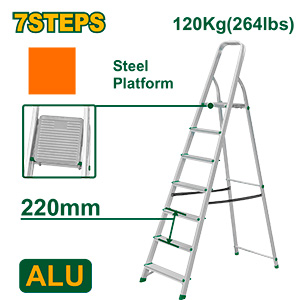 [JDLD3H07] Escalera Aluminio 7 Escalones 120kg [d]