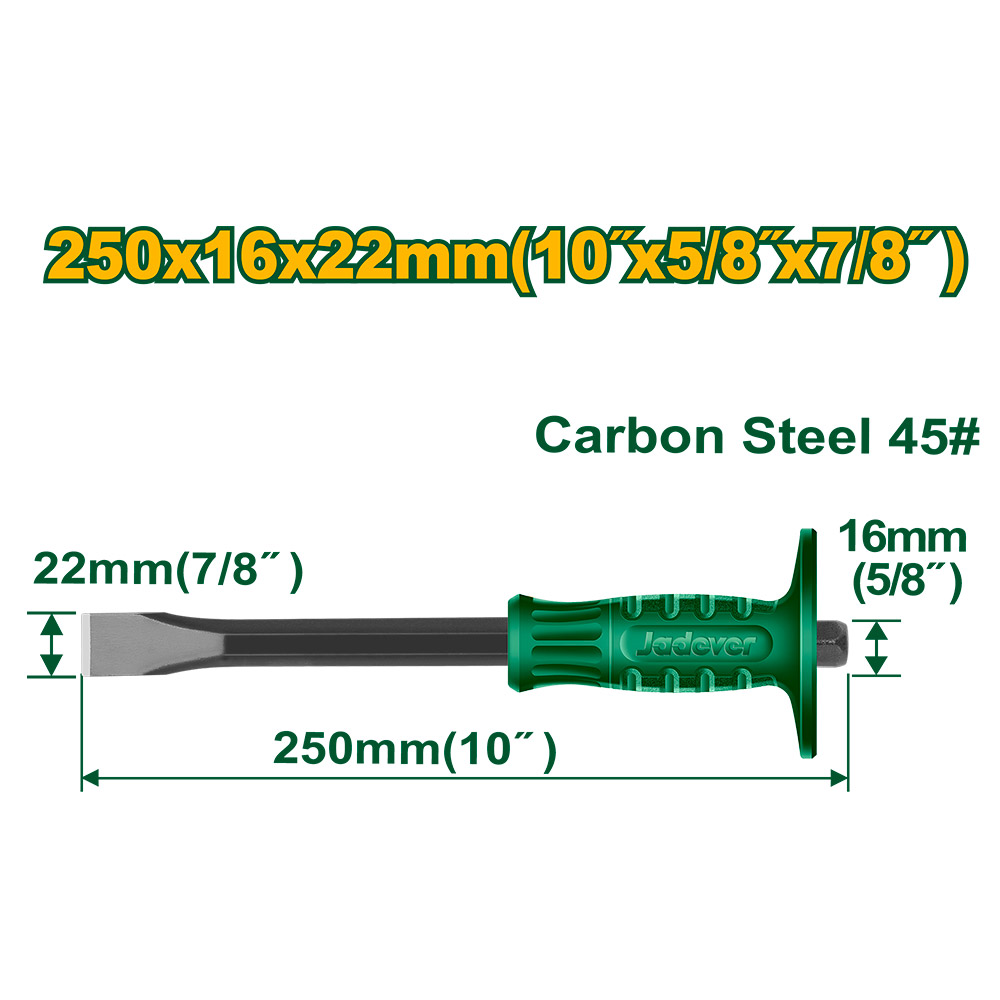[JDCC1301] Cincel frio de metal Jadever 250mm [d]
