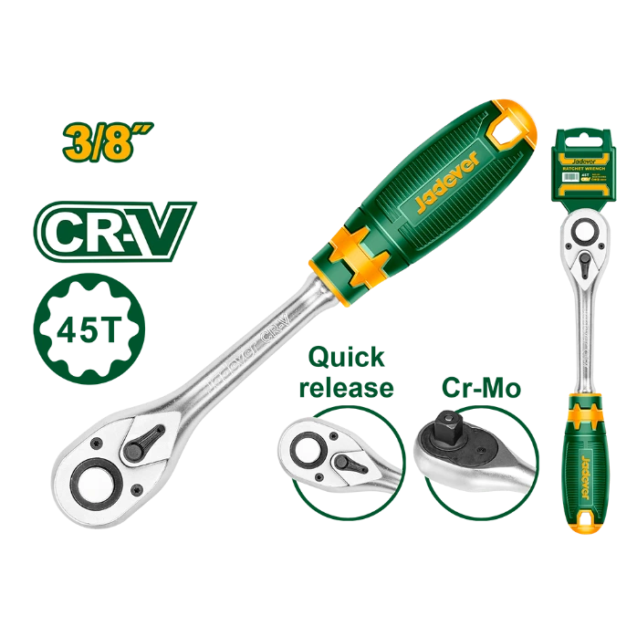 [JDRW1238] Llave Cricket 3/8" 45D [d]