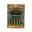 Set de destornilladores profesionales Jadever 16 piezas acero puntas planas Phillips y Torx [d]