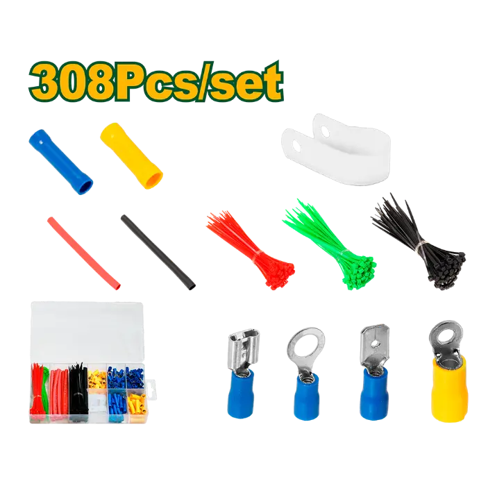 Lote Terminales uniones y termocontraibles 308pcs [d]