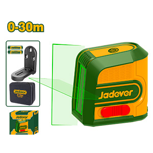 [JDLE2M03] Nivel Laser Verde 2 Ejes 0-30mts Pilas[d]