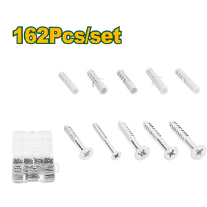 Kit de tornillos fix punta aguja y tarugos 120 piezas[d]