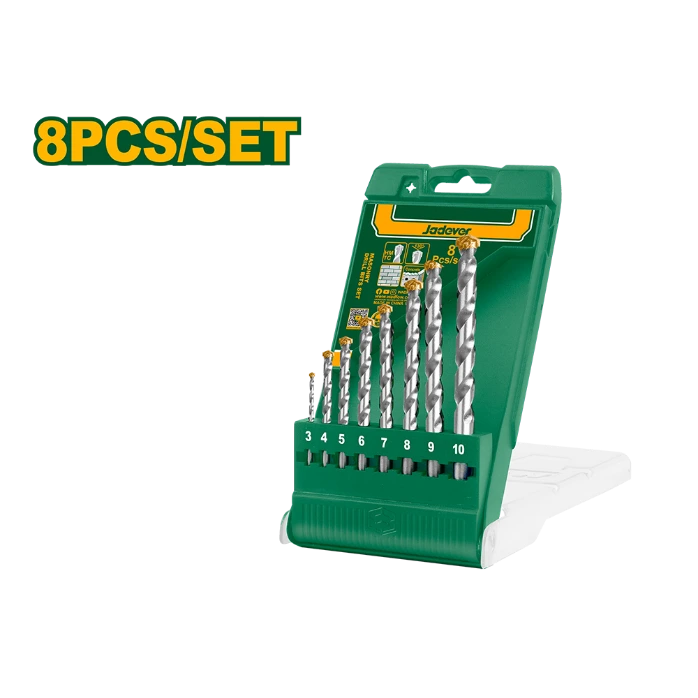 [JDMJ6B08] Set Mechas Widia 8pcs TCT 3-10mm [d]