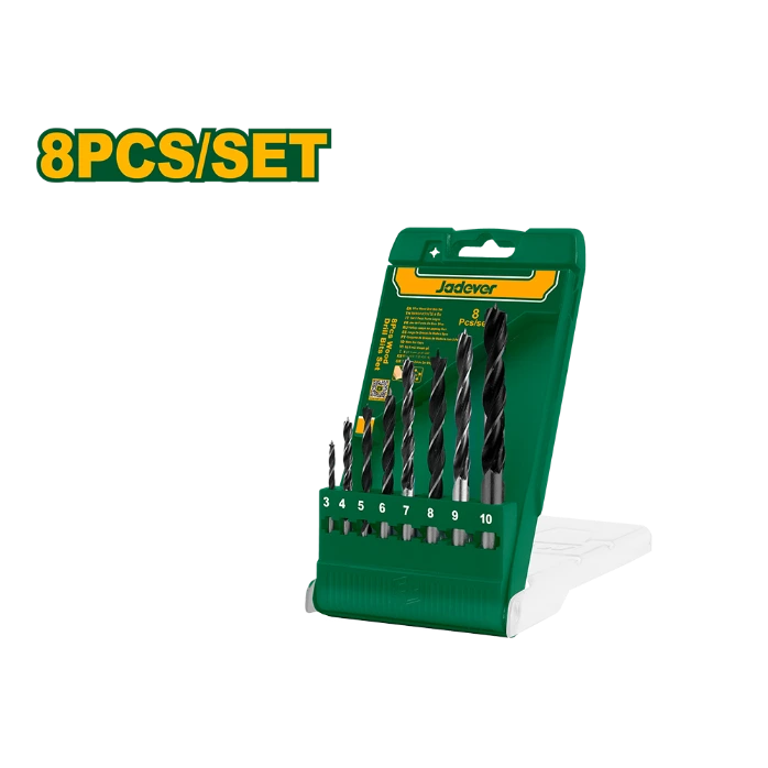 [JDSJ6B08] Set Mechas Madera x8 3-10mm [d]