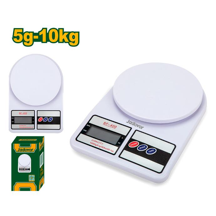 Balanza electrónica Jadever a pila 5-10000g [d]