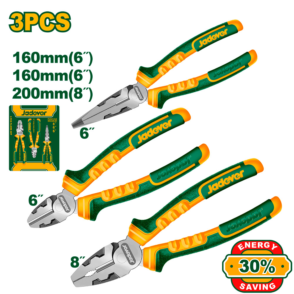 Set Pinzas Alicates x3   [d]