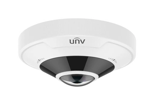 [IPC868ER-VF18-B] Camara IP 12MP Uniview Fisheye 1,8mm 360° MicroSD iA Alerta Audible PoE IP66 IK10 (IPC868ER-VF18-B)
