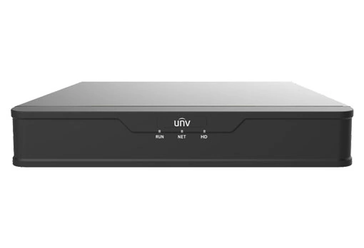 NVR 4Ch Uniview 8mpx 4K iA Onvif/RTSP Ultra H265 iAxCamara Intrusion/Cruce BusquedaRostro ConteoPersonas Estadistica (NVR301-04X)