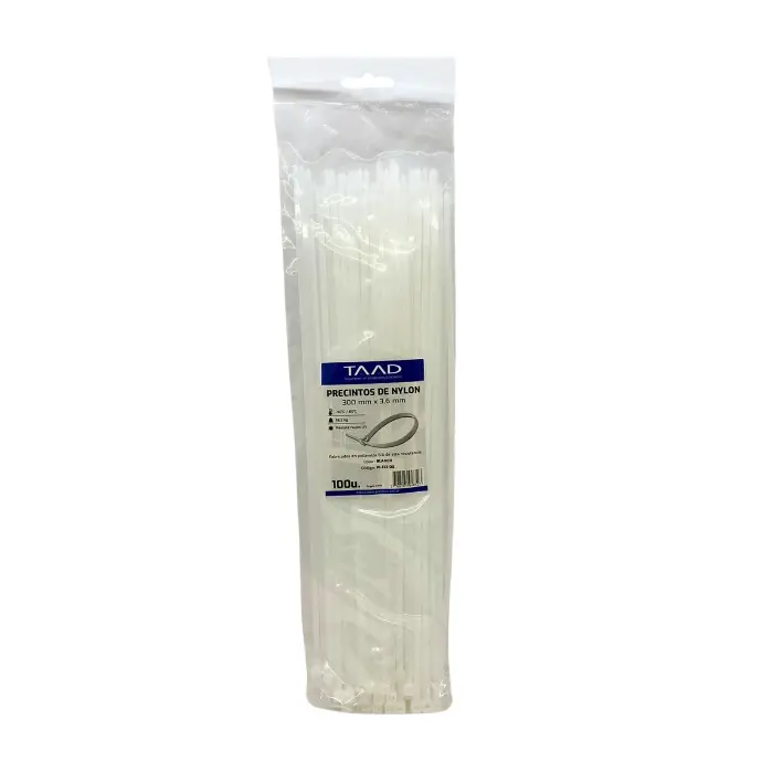 Precinto Taad blanco 3.6x300mm (PI-13300)