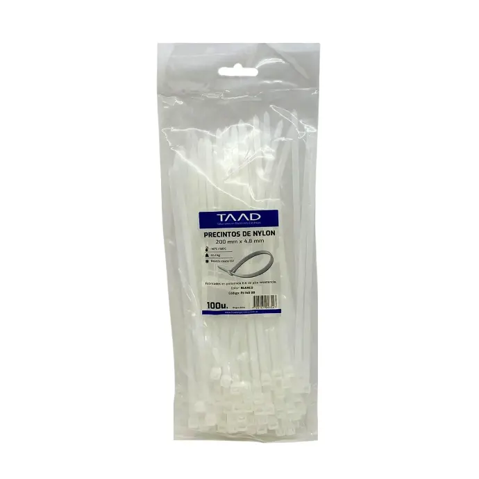 Precinto Taad blanco 4.8x200mm (PI-14000)  