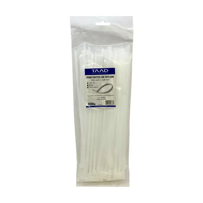 Precinto Taad blanco 4.8x250mm (PI-14100)