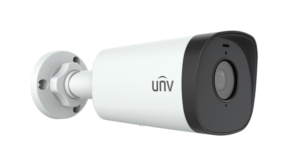 Camara IP 5MP Uniview 4mm IR80m MicroSD iA Intrusion/CruceLinea Rostros ConteoPersonas PoE IP67 i/o Alarma (IPC2315SB-ADF40KM-I0)