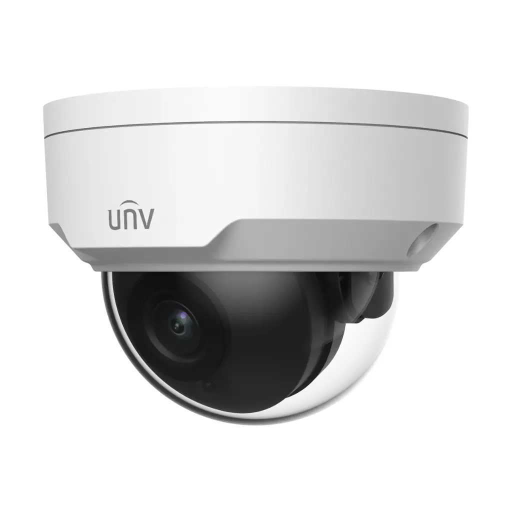 Camara IP Domo Uniview 2mpx 2.8mm IR30m MicroSD PoE IP67 IK10 iA Intrusion/Cruce (IPC322LB-DSF28K-G)