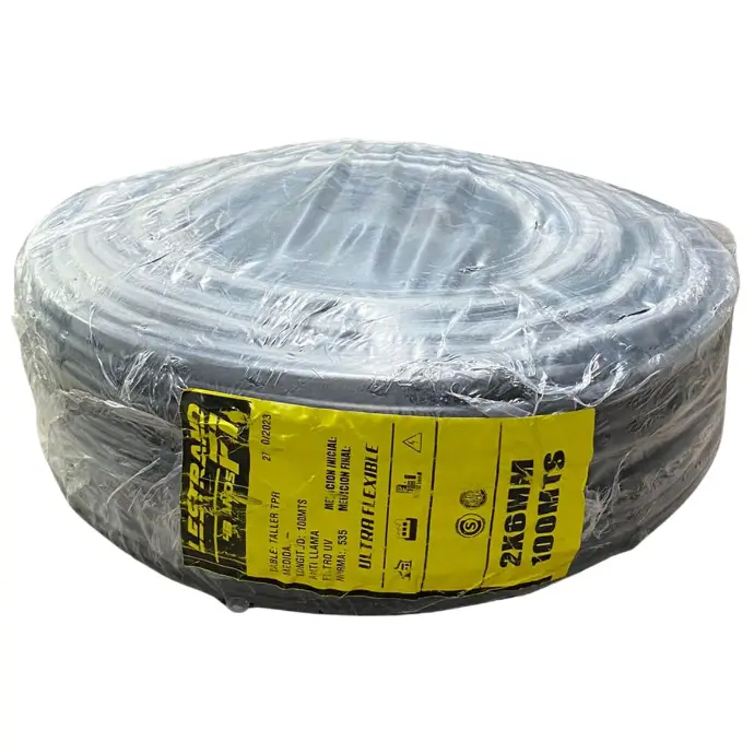 Cable Tipo Taller 2x6,00mm Lestrand normalizado (xMetro)