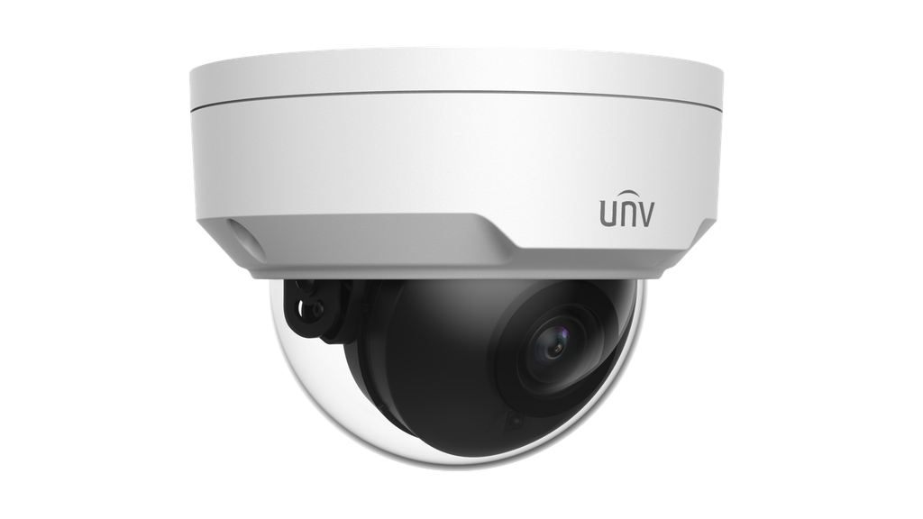 Camara IP Uniview 4Mpx Lighthunter 2.8mm IR30m MicroSD iA avanzada Intrusion/Cruce/conteo personas/rostro  PoE IP67 IK10 (IPC324SB-DF28K-I0)