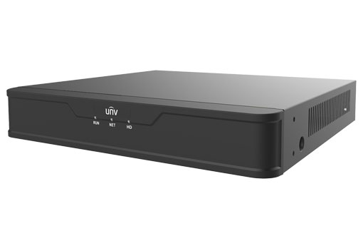 NVR PoE 4ch Uniview 8MP 4K iA Avanzada Onvif/RTSP Ultra H265 (NVR301-04X-P4)