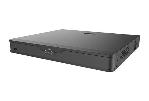 NVR PoE 8Ch Uniview 12MP 4K iA Avanzada i/o Alarma Onvif/RTSP Ultra H265/H265/H264 (NVR302-08E2-P8)