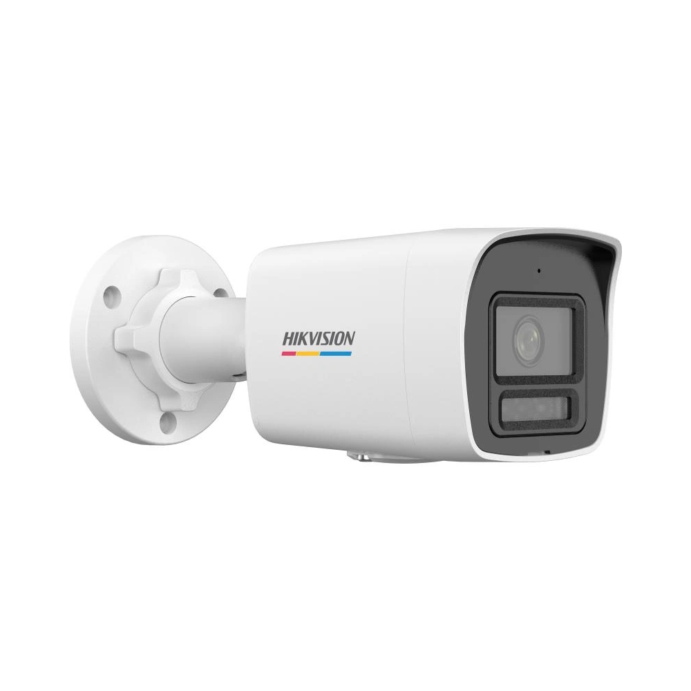 Cámara IP Hikvision 2MP ColorVu 2.8mm IR30m MicroSD PoE IP67 (DS-2CD1027G2H-LIU)