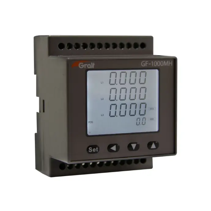 [GF-1000MH] Analizador de red trifasico con medicion de consumo cofimetro y armonicos (GF-1000MH)