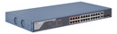 Switch PoE 24+2 Puertos Hikvision Administrable - 24 PoE Fast + 2 Gigabit Combo - Potencia 370W (DS-3E1326P-EI)